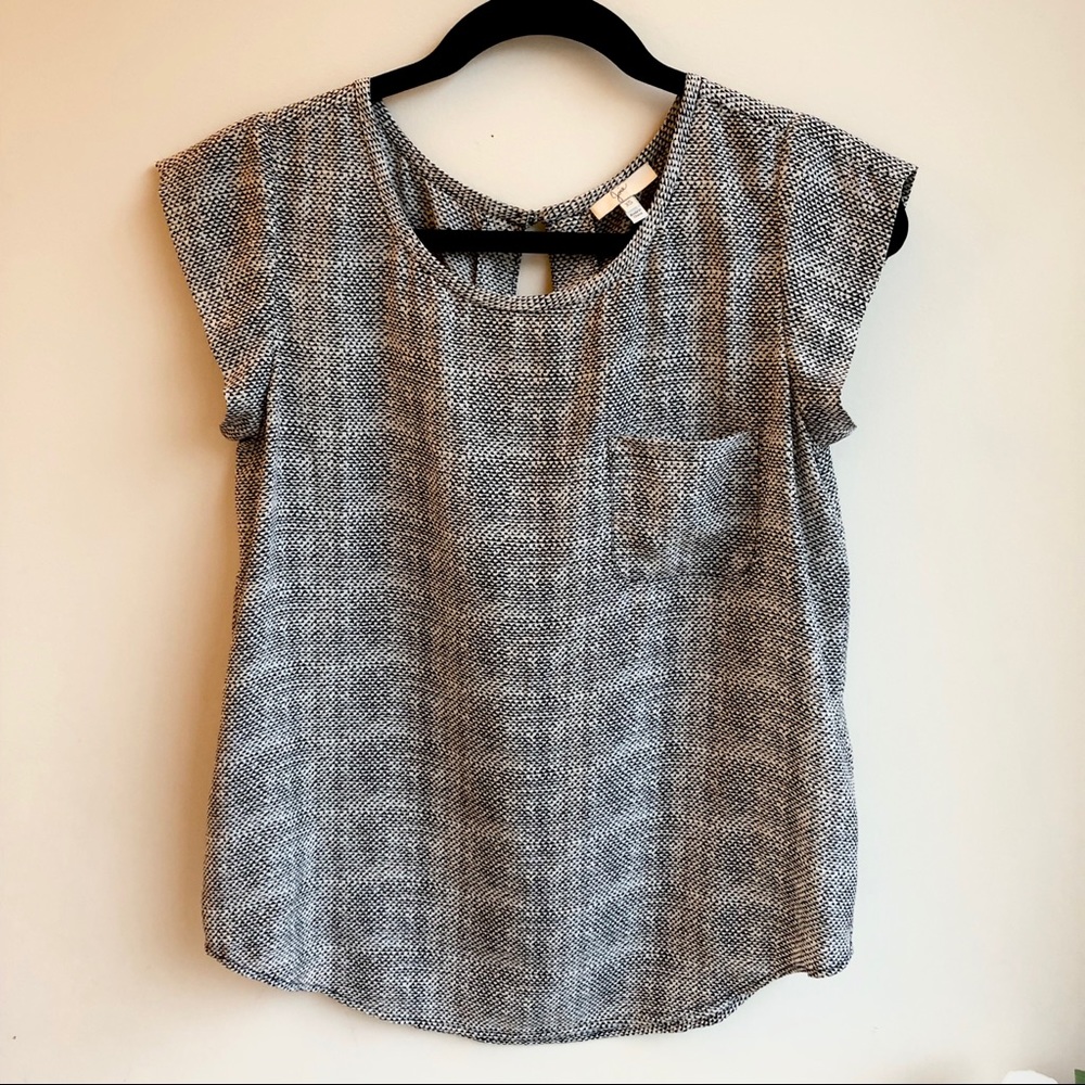 Silk blouse snake print